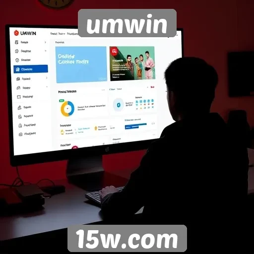 Análise da interface do usuário no site umwin
